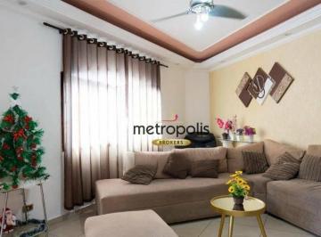 Sala de estar · Sobrado com 3 dormitórios à venda, 229 m² por R$ 855.000,00 - Parque Erasmo Assunção - Santo André/S