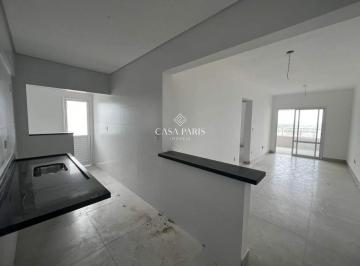 Apartamento · 74m² · 2 Quartos · 1 Vaga · Apartamento à venda em Praia Grande/SP – 2 dormitórios (1 suíte), varanda gourmet e vista mar