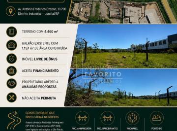 Comercial · 1157m² · Oportunidade no Distrito Industrial de Jundiaí: Galpão + Amplo Terreno à Venda