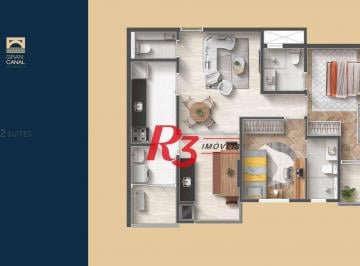 546bc26f6aefc8ce1b383646894cfae3fb2a3e63 · Apartamento com 2 dormitórios à venda, 74 m² por R$ 888.300 - Vila Belmiro - Santos/SP