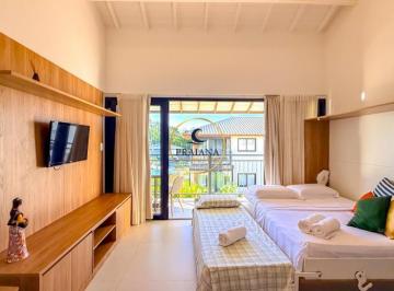 Foto 01 · Apartamento de 1 quarto à venda em Praia do Forte, Mata de São João-BA: 32m², sala, banheiro e garag