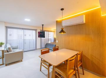Apartamento · 46m² · 1 Quarto · 1 Vaga · Apartamento mobiliado para locação no Gyro Rooftop com 46 m² e 1 suíte