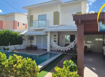 Foto 01 · Vendo belíssima casa em Buraquinho, porteira fechada, 3 suítes, 280m², R$ 1.275.000,00 aceita financ