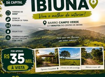Terreno , Ibiúna · Terreno de 500m no centro de Ibiuna em fase inicial - OPORTUNIDADEEE