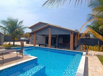 Casa · 138m² · 4 Quartos · 4 Vagas · Casa Alto Padrão no Balneário Tupy, em Itanhaém-SP