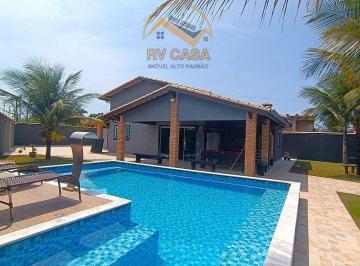 Casa · 138m² · 4 Quartos · 4 Vagas · Casa Alto Padrão no Balneário Tupy, em Itanhaém-SP