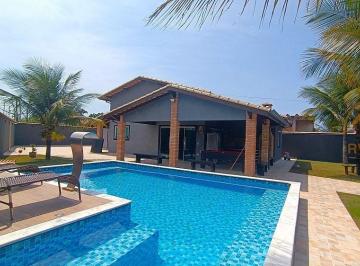 Casa · 138m² · 4 Quartos · 4 Vagas · Casa Alto Padrão no Balneário Tupy, em Itanhaém-SP