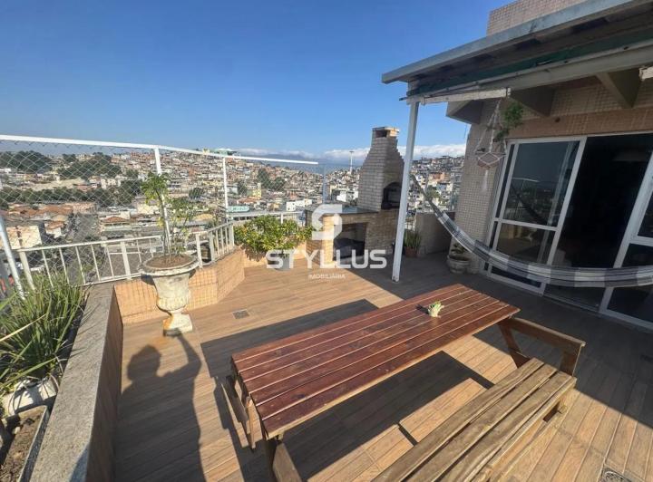 Foto do imóvel - Em olaria Espetacular cobertura de 240m linear Vista panoramica com 2 (duas) vagas de Garagem.