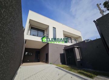 Casa · 125m² · 3 Quartos · 2 Vagas · SOBRADO NOVO QUATRO BARRAS!! 03 QTOS,SUÍTE,SACADA,PRÓX.MERC SOL