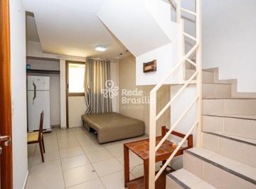 Apartamento · 60m² · 1 Quarto · 1 Vaga · TH35557 - Shin Ca 09 Lago Norte - Res. San Diego, Apartamento Duplex Mobiliado, 60m². Agende sua vis