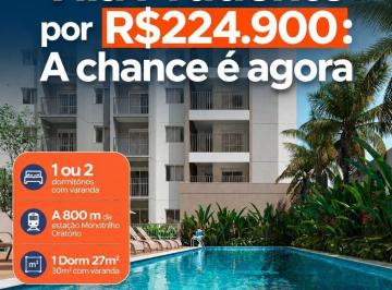 Apartamento · 30m² · 1 Quarto · Vibra Parque Vila Prudente - Apartamento 1 e 2 Dormitórios Vila Prudente X Vila Ema Minha Casa Minha