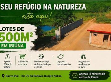 Rural de 1 quarto, Ibiúna · Terrenos a partir de **500 m²** em uma das regiões mais valorizadas de Ibiúna