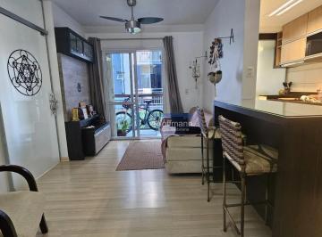 Apartamento · 58m² · 2 Quartos · 1 Vaga · Apartamento Mobiliado com Churrasqueira e Quadra de Esportes no Bairro Industrial