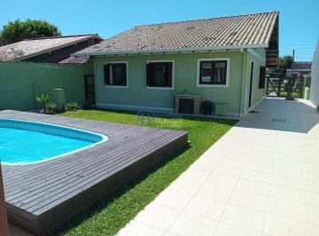 Casa · 146m² · 3 Quartos · 2 Vagas · Casa Mobiliada, com piscina no Centro de Imbé - Permuta por casa em NH ou Campo Bom.
