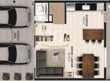 Casa · 133m² · 4 Quartos · 2 Vagas · Casa Condominio para Venda - 133.92m², 4 dormitórios, sendo 2 suites, 2 vagas -