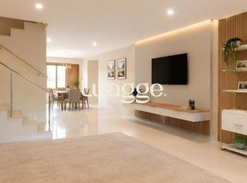 Living-Porcelanato · Sobrado Moderno com 3 Dormitórios e Suíte Bairro Guaruja.