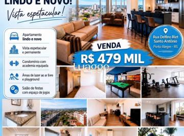 Apartamento · 69m² · 2 Quartos · 2 Vagas · Apartamento 2 dormitório 2 vagas coberta Bairro Santo Antônio Porto Alegre