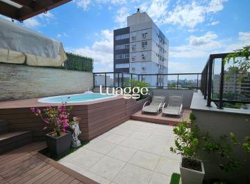 Apartamento · 209m² · 3 Quartos · 2 Vagas · Cobertura no bairro Petrópolis de 3 dormitórios e 2 vagas