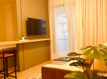 Apartamento en Aluguel de 1 quarto Vila Lídia · Apartamento Novo mobiliado e decorado no Condominio de alto padrão Sirius