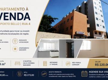 Apartamento de 2 quartos, Vicente Pires · Apartamento 2 Quartos na Rua 4 | Edifício Porto Bello | Elevador | R$ 220 Mil