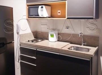 Apartamento · 41m² · 1 Quarto · 1 Vaga · Habitarte I: studio funcional na quadra mais verde do Brooklin