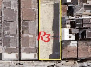 10255037ed18d1fb077fa187a62a12b18fe1ef2a · Terreno à venda, 455 m² por R$ 1.600.000,00 - Aparecida - Santos/SP