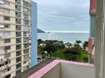 Apartamento · 58m² · 1 Quarto · Apartamento 1 quarto, Vista para o Mar no Embaré - Santos SP
