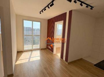 d10dc27564bc7f94a76de56ce9951d6b7587707b · Apartamento com 2 dormitórios para alugar, 38 m² por R$ 2.605,00/mês - Centro - Guarulhos/SP