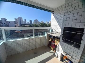 Apartamento · 45m² · 1 Quarto · 1 Vaga · Apartamento com 1 Dormitório, Sacada Gourmet e 1 Vaga de Garagem na Guilhermina - Praia Grande/SP