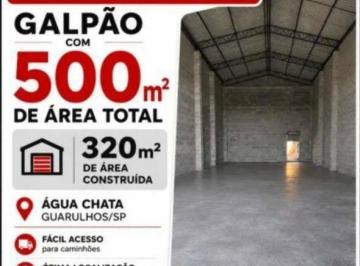 0e00f36346fb813208f1e18cee42246d2083678a · Galpão para alugar, 320 m² - Água Chata - Guarulhos/SP