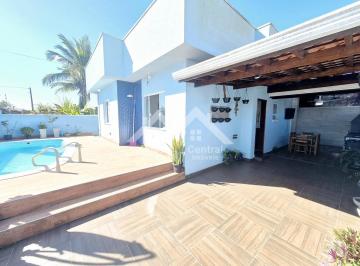 Casa · 90m² · 3 Quartos · 1 Vaga · Casa com piscina no bairro Cidade Nova Peruíbe