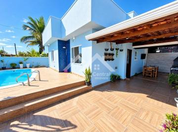 Casa · 90m² · 3 Quartos · 1 Vaga · Casa com piscina no bairro Cidade Nova Peruíbe