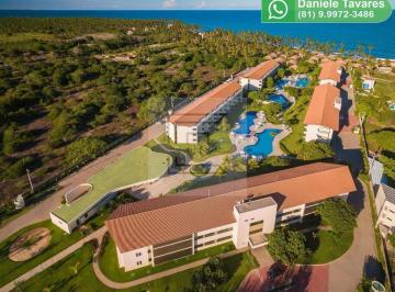 Apartamento de 1 quarto, Mata Meridional Pernambucana · Flat à Venda na Praia dos Carneiros – 45m² (Porteira Fechada)