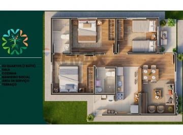Casa · 64m² · 2 Quartos · 2 Vagas · Casa Raízes na Planta: Conforto e Praticidade em Parnamirim