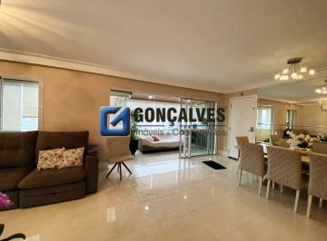 Apartamento · 128m² · 3 Quartos · 3 Vagas · Apartamento Residencial Frente com 3 Suítes e Varanda Gourmet – Centro de Santo André