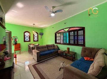 Sala de TV · Casa com 3 dormitórios à venda, 158 m² por R$ 800.000,00 - Caiçara - Praia Grande/SP
