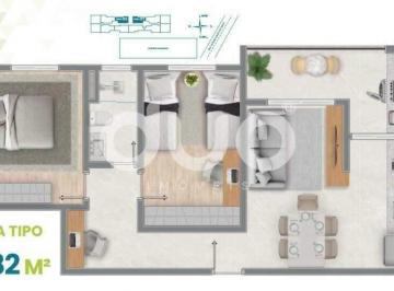 Apartamento com 2 dormitórios à venda, 55 m² por R$ 238.400 - Morumbi - Piracicaba/SP · Apartamento com 2 dormitórios à venda, 55 m² por R$ 238.400,00 - Morumbi - Piracicaba/SP