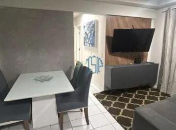 Apartamento · 59m² · 2 Quartos · 2 Vagas · Condomínio Ecogarden - APARTAMENTO MOBILIADO NO ECOGARDEN | 2 QUARTOS | SUÍTE | VISTA MAR | JÁ ALUGA