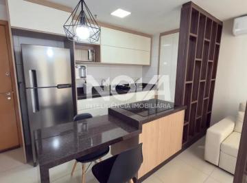 Apartamento de 1 quarto, Águas Claras · Apartamento mobiliado à venda no DF Plaza com 1 quarto, varanda e vaga coberta em Águas Claras