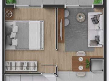 Apartamento de 1 quarto, Curitiba · REVENDA - Apartamento com 1 dormitório à venda, 31 m² por R$ 494.000 - Rebouças - Curitiba/PR