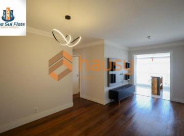 Foto 01 · Apartamento Para Locação No Brooklin Com 2 Dormitórios Sendo 1 Suíte e 2 Vagas - Varanda Gourmet
