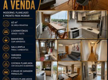 Apartamento de 2 quartos, São José dos Campos · Apartamento de 62 m² com 2 quartos à venda no Jardim Augusta