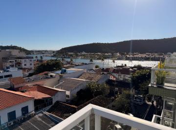 Vista da sala de estar para o Canal · Linda cobertura com vista panorâmica para o Canal