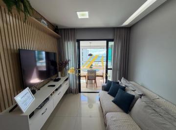Foto 01 · Apartamento 2 suítes com lavabo e varanda, super charmoso em Armação. 69m2. Vista mar, a 200m da Pra