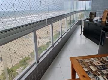 Apartamento de 3 quartos, Praia Grande · Apartamento 3 Quartos Frente ao Mar Novo Mobiliado