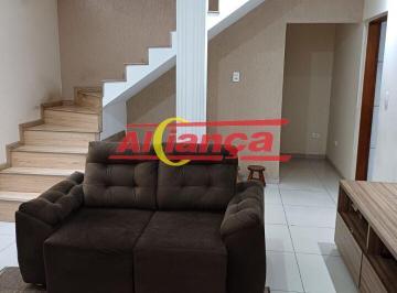 Casa · 90m² · 3 Quartos · 2 Vagas · Sobrado 90m², com 3 quartos para locação em Jardim Cumbica - Guarulhos
