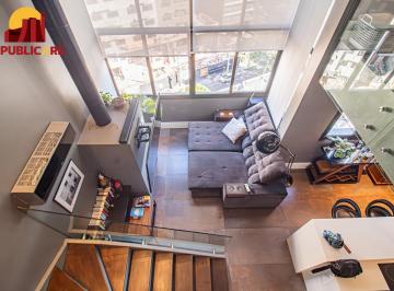 Apartamento · 67m² · 1 Quarto · 2 Vagas · Apartamento Duplex, 1D com lareira no bairro Rio Branco