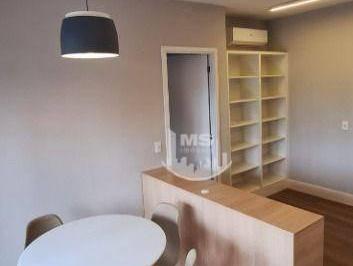 9404b857c3013ee7b0b2e9738867ca0fc943a41d · Apartamento com 1 dormitório, 43 m² - venda por R$ 700.000 ou aluguel por R$ 3.900,00/mês - Cambuí -