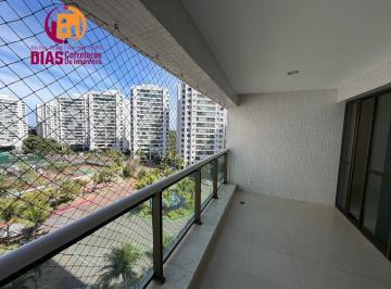 Apartamento · 112m² · 3 Quartos · 2 Vagas · Alugo Apartamento nascente vista clube no Le Parc com 112m2, 3/4, 2 suítes, 2 vagas - Patamares- SSA