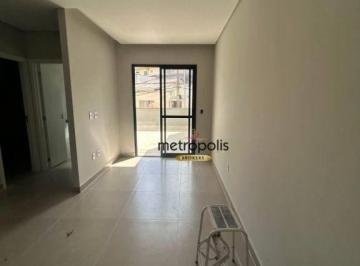 sala · Apartamento Garden com 1 dormitório à venda, 43 m² por R$ 470.000,00 - Nova Gerti - São Caetano do S